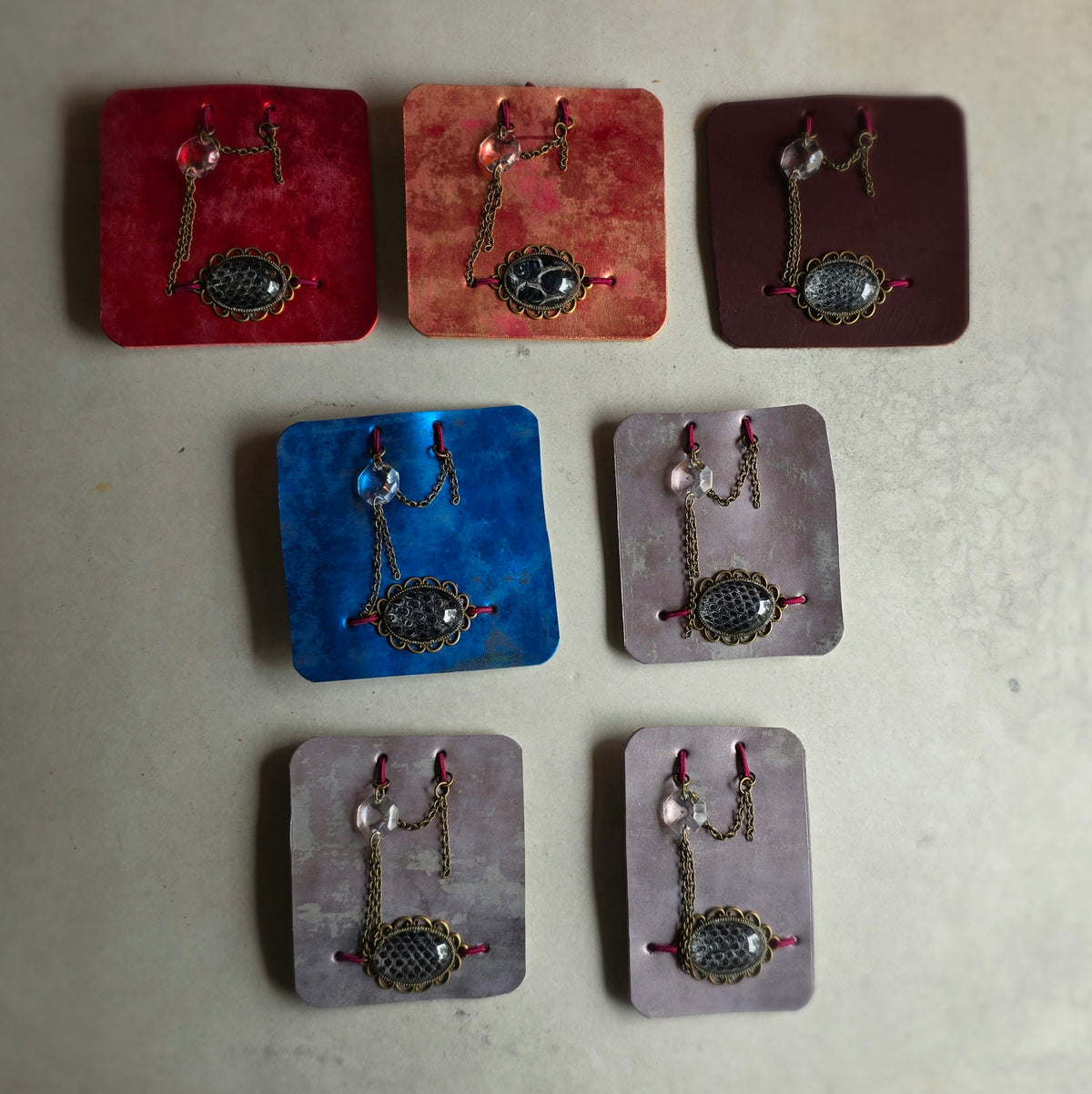 Copper Scale Charms