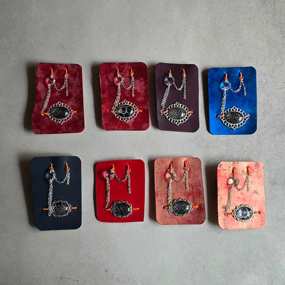 Silver Scale Charms