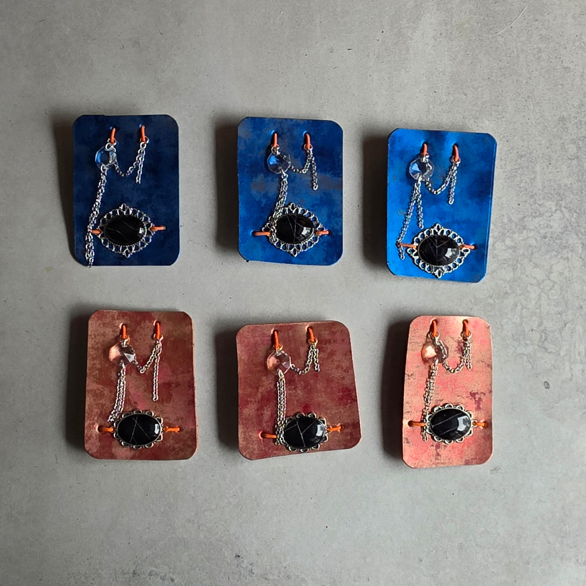 Silver Web Charms