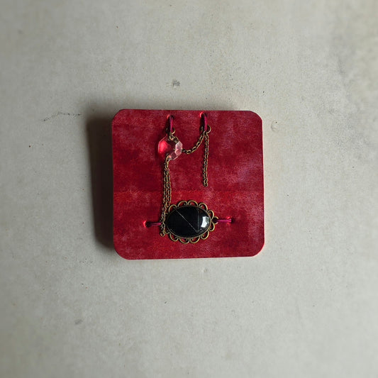 Copper Web Charms