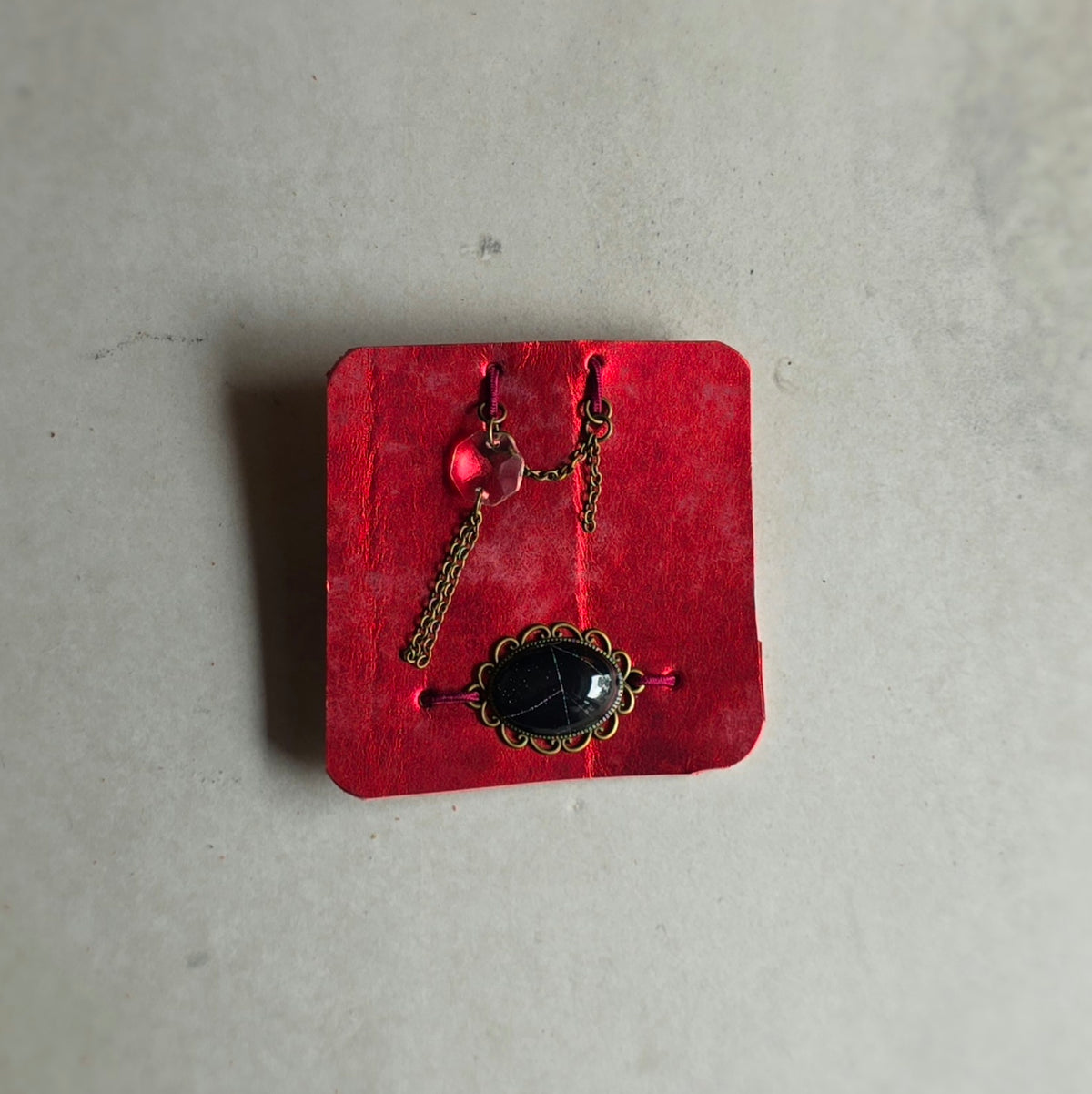 Copper Web Charms